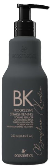 EMAX Ecosmetics Keratine brésilienne 250 ml – bouteille pour traitement capillaire homogène.