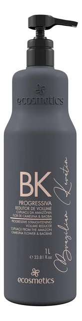 ECOSMETICS EMAX Delux Kératine Brésilienne – bouteille 1L pour lissage durable et anti-frisottis.