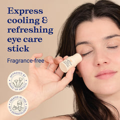Bâton Embryolisse ciblant les poches sous les yeux pour un regard plus frais