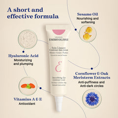 Embryolisse contour des yeux — ingrédients bioactifs illuminant le regard.