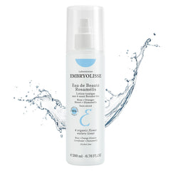Embryolisse Eau de Beaute Rosamelis sur la bouteille, tonifiant et nourrissant pour la peau