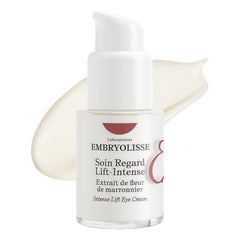 Crème Regard Embryolisse sur flacon, lifting des paupières pour un regard frais