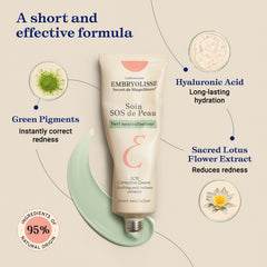 Base légère Embryolisse SOS Crème Correctrice utilisable comme soin quotidien et maquillage.