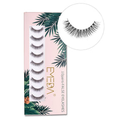 EMEDA 002 cils naturels avec bande transparente pour un look discret et confortable.