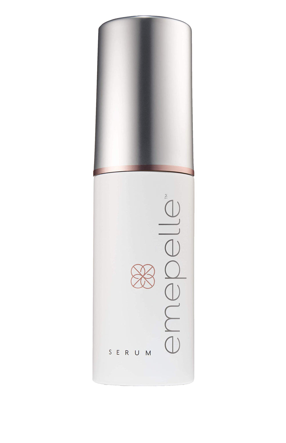 Sérum Emepelle avec pompe pour une application rapide et précise.