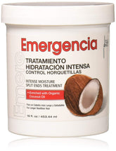 Emergencia Deep Intense dans le flacon 16 oz pour cheveux forts et hydratés.