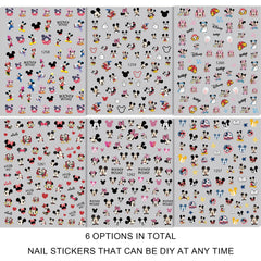Emifunny stickers ongles kawaii: style mignon pour bricolage maison