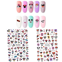Emifunny : stickers ongles kawaii souris pour application facile