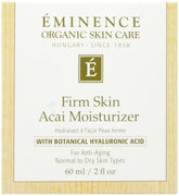 Eminence Acai Raffermissant: bouteille montrant l hydratation intense pour la peau.
