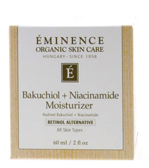 Eminence Bakuchiol Plus Niacinamide – bouteille 60 ml, hydratation légère pour peau lisse.