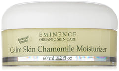 Crème apaisante Eminence en flacon, apaise les peaux sensibles et hydrate.