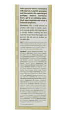 Eminence Charcoal Gel Nettoyant Menthe Poivrée – fraîcheur et antioxydants sans parfum.