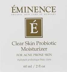 Eminence Clear Skin Probiotic Moisturizer — texture légère assurant une absorption rapide.