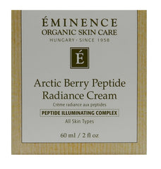 Eminence Crème Radiance Arctique – texture légère en gros plan pour une application rapide.
