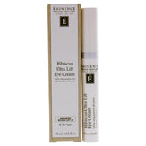 Crème Yeux Hibiscus Ultra Lift d’Eminence dans une bouteille, hydratation rapide et élasticité améliorée.
