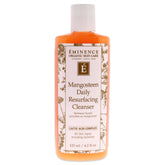 Eminence Mangoustan Daily Resurfacing Cleanser — flacon pompe, peau plus lisse et lumineuse après le nettoyage.