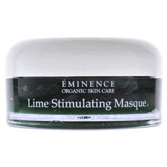Masque Eminence stimulant citron vert bio en pot pour revitaliser la peau
