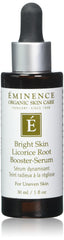 Sérum Eminence, bouteille-reglisse lumineuse éclaire le teint et unifie la peau