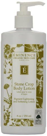 Eminence Stone Crop Body Lotion, bouteille visible, hydratation durable et douceur