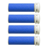 Rouleaux de rechange Emjoi Micro-Pedi Extra-Gros bleus pour l entretien des pieds