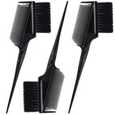 Brosse Emperor pour coloration, ensemble de 3, angle droit pour application rapide et précise.