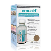 EMUAID Traitement Acné Nocturne — emballage prêt à l’emploi pour routine nocturne.
