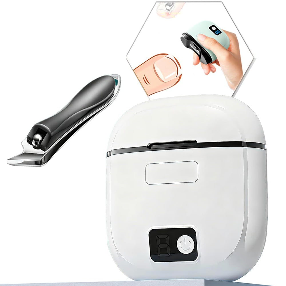 EMWEYKE coupe-ongles électrique avec LED intégré pour une coupe précise dans l’obscurité