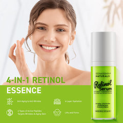 Sérum Retinol Enaskin Naturals Peptides – raffermissement et contour du visage.
