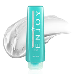 Enjoy gel Tenue Forte – Bouteille 8 oz, application facile et durable.