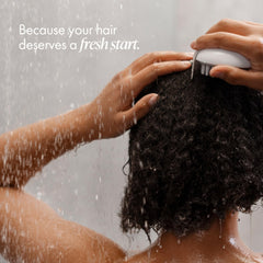 Après utilisation, cheveux brillants et doux grâce à la formule sans sulfates.