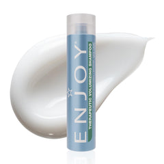 Enjoy Shampoing Volumisant Bouteille: apporte du volume et une sensation rafraîchissante.