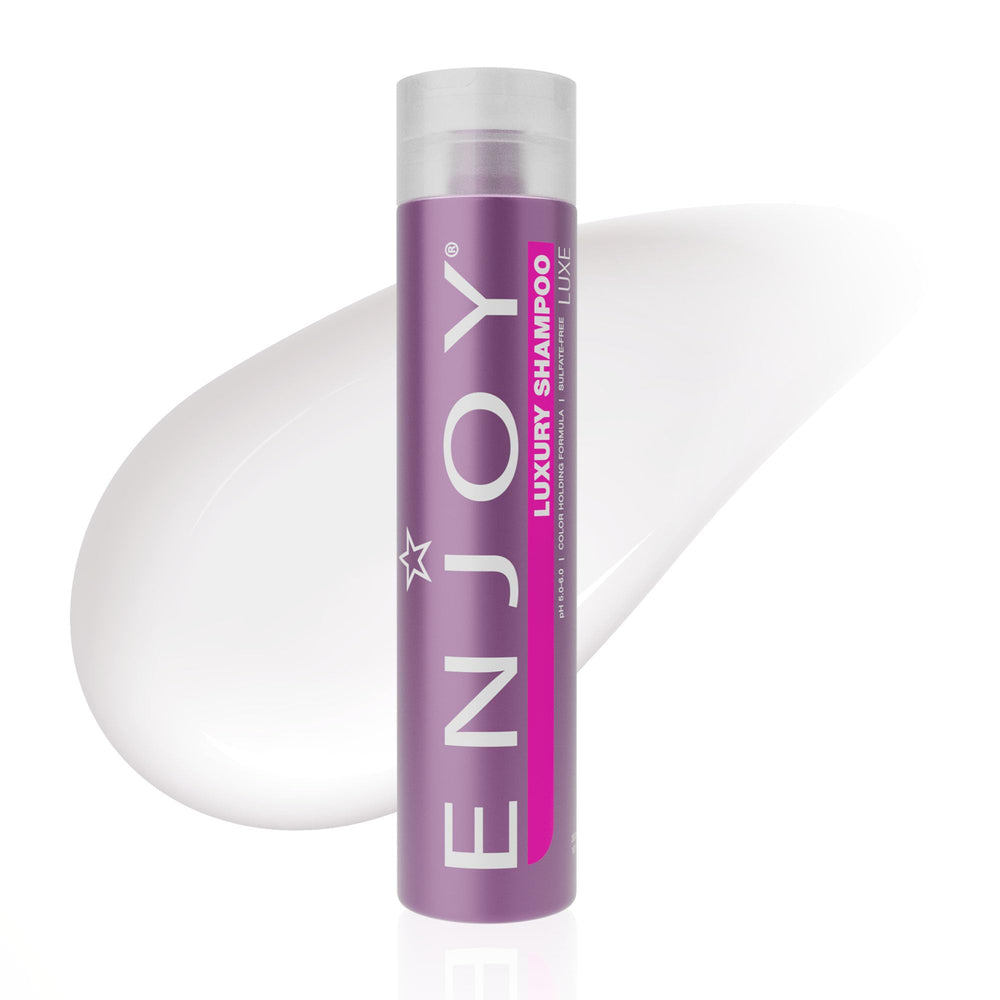 Enjoy Shampoo Luxe – frisottis maîtrisés pour cheveux lisses et brillants