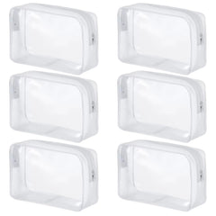 Enorteen ensemble de sacs cosmétiques transparents, idéal pour organiser le maquillage en voyage
