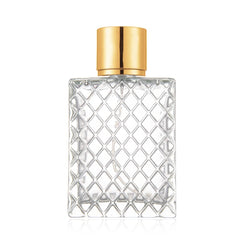 Enslz vaporisateur à brume fine en verre, capuchon doré, parfait pour des retouches.