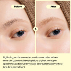 Formule douce ENTROPY MAKE UP adaptée aux peaux sensibles autour des sourcils