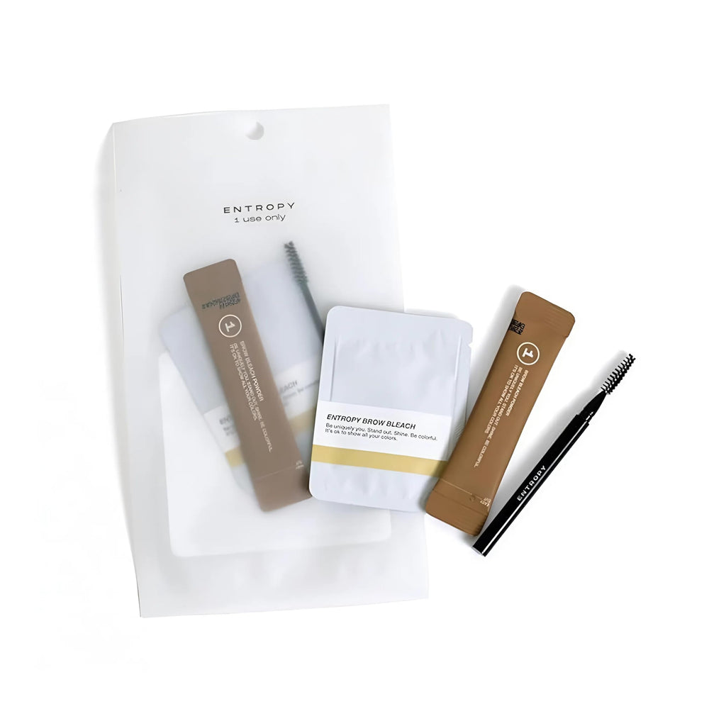 ENTROPY MAKE UP kit decolorant sourcils usage unique, éclaircissement rapide et sûr
