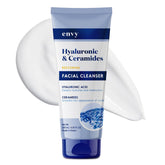 Bouteille Envy Nettoyant Visage avec acide hyaluronique et céramides pour hydrater