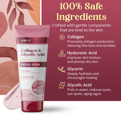 Envy Scrub Application: facile à étaler et à rincer après utilisation.