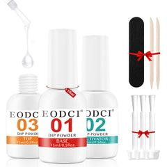 EODCI base poudre d immersion flacon 15ml, adhérence améliorée.