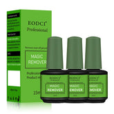 Dissolvant gel Eodci en bouteille, retrait rapide du vernis.