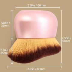 Pinceau Kabuki EOICCEOH de 75 mm pour couverture rapide des jambes et du dos.