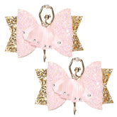 Barrette EOMTUR scintillante pour look ballerine élégant.