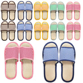Chaussons Eorbow pour maison: 10 paires variées offrant confort pour les invités.