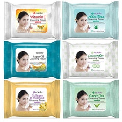 Lingettes démaquillantes Epielle visage, élimination en douceur du maquillage.