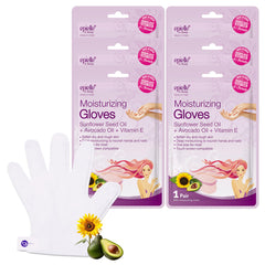 Epielle masque main hydratant, emballage 6 paires, idéal pour hydrater les mains.