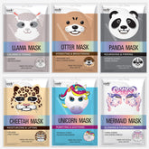 Epielle masque visage loutre : hydratation légère et détente agréable.