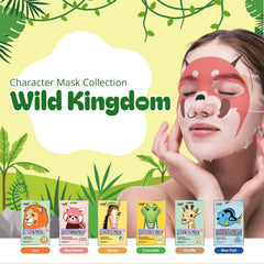Epielle masque visage personnage – détails d'emballage et présentation attrayante.