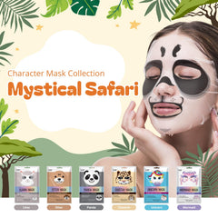 Epielle masque visage safari lapin, boost d'hydratation pour tous les types de peau