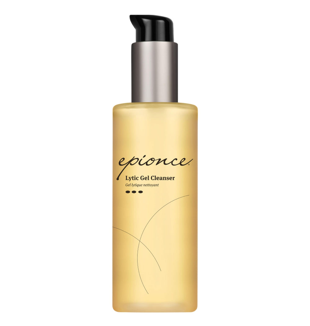 Epionce Lytic Gel Nettoyant – bouteille pompe, nettoyage en douceur et préparation de la peau.