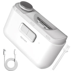EpixCare coupe-ongles électrique ergonomique en main pour une manipulation sûre.